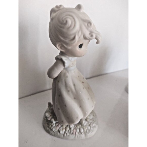 Samuel Butcher Precious Moments Enesco 1986 Figurine "Autumn's Praise" - Picture 4 of 10